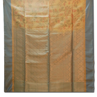 "Fancy Ikkat print cotton Seico Saree HSNM-45 - Click here to View more details about this Product